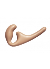 Бежевый безремневой страпон Seduction - 20,5 см. - Lola Games - купить с доставкой в Шахтах