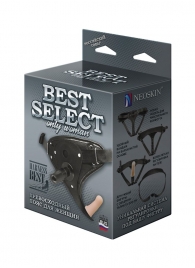 Пояс HARNESS BEST SELECT с вагинальной пробкой - LOVETOY (А-Полимер) - купить с доставкой в Шахтах