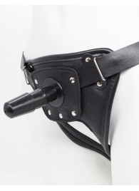 Черный пояс для насадок CLASS STRAP Restyling - LOVETOY (А-Полимер) - купить с доставкой в Шахтах