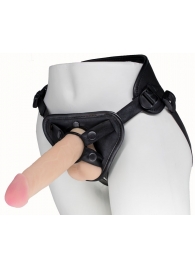 Пояс харнесс BEST UNI strap с 2 насадками - 18 и 22 см. - LOVETOY (А-Полимер) - купить с доставкой в Шахтах
