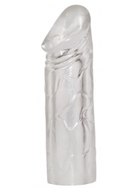 Удлиняющая насадка на пенис Mega Dick Sleeve Transparent - Orion - в Шахтах купить с доставкой