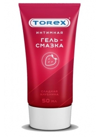 Смазка на водной основе TOREX  Сладкая клубника  - 50 мл. - Torex - купить с доставкой в Шахтах