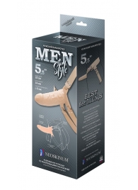 Телесный мужской парапротез MEN STYLE - 15 см. - LOVETOY (А-Полимер) - купить с доставкой в Шахтах