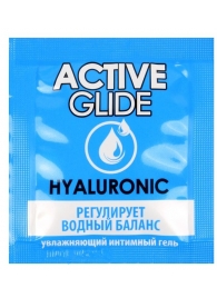 Лубрикант на водной основе Active Glide с гиалуроновой кислотой - 3 гр. - Биоритм - купить с доставкой в Шахтах