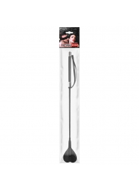 Черный стек с наконечником-сердечком - 54 см. - Notabu - купить с доставкой в Шахтах