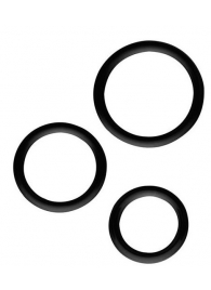 Набор из 3 эрекционных колец SILICONE COCKRINGS - Dream Toys - в Шахтах купить с доставкой