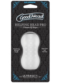 Прозрачный мини-мастурбатор Helping Head Pro - Doc Johnson - в Шахтах купить с доставкой