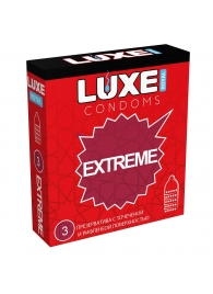 Текстурированные презервативы LUXE Royal Extreme - 3 шт. - Luxe - купить с доставкой в Шахтах