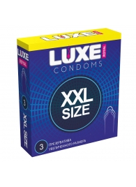 Презервативы увеличенного размера LUXE Royal XXL Size - 3 шт. - Luxe - купить с доставкой в Шахтах