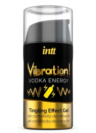 Жидкий интимный гель с эффектом вибрации Vibration! Vodka Energy - 15 мл. - INTT - купить с доставкой в Шахтах
