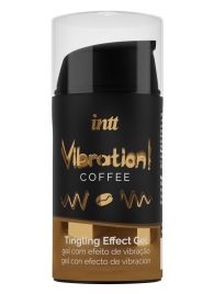 Жидкий интимный гель с эффектом вибрации Vibration! Coffee - 15 мл. - INTT - купить с доставкой в Шахтах