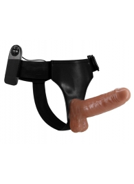 Страпон на трусиках с вибрацией Ultra Passionate Harness - 16 см. - Baile - купить с доставкой в Шахтах