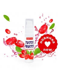 Гель-смазка Tutti-frutti со вкусом барбариса - 30 гр. - Биоритм - купить с доставкой в Шахтах