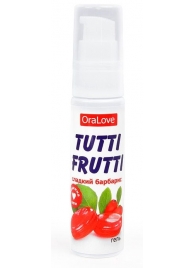 Гель-смазка Tutti-frutti со вкусом барбариса - 30 гр. - Биоритм - купить с доставкой в Шахтах