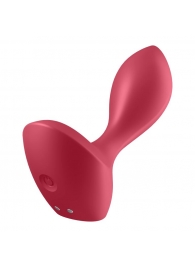 Красный вибромассажёр простаты Satisfyer Backdoor Lover - 14 см. - Satisfyer - в Шахтах купить с доставкой