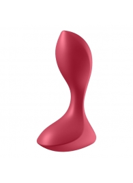 Красный вибромассажёр простаты Satisfyer Backdoor Lover - 14 см. - Satisfyer - в Шахтах купить с доставкой