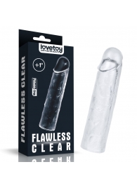 Прозрачная насадка-удлинитель Flawless Clear Penis Sleeve Add 1 - 15,5 см. - Lovetoy - в Шахтах купить с доставкой