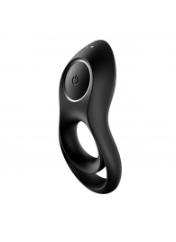 Черное эрекционное виброкольцо Legendary Duo - Satisfyer - в Шахтах купить с доставкой
