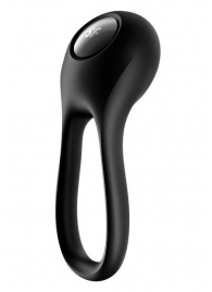 Черное эрекционное виброкольцо Majestic Duo - Satisfyer - в Шахтах купить с доставкой