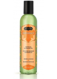 Массажное масло Naturals Tropical Mango с ароматом манго - 236 мл. - Kama Sutra - купить с доставкой в Шахтах