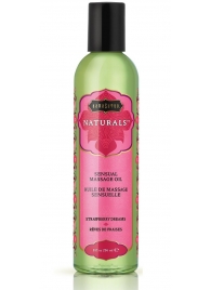 Массажное масло Naturals Strawberry Dreams с ароматом клубники - 236 мл. - Kama Sutra - купить с доставкой в Шахтах