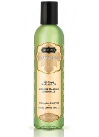 Массажное масло Naturals Vanilla Sandalwood с ароматом ванили и сандала - 236 мл. - Kama Sutra - купить с доставкой в Шахтах