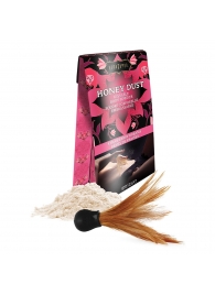 Пудра для тела Honey Dust Body Powder с ароматом клубники - 28 гр. - Kama Sutra - купить с доставкой в Шахтах