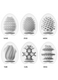 Набор из 6 мастурбаторов Tenga EGG IV с различным рельефом - Tenga - в Шахтах купить с доставкой
