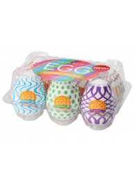 Набор из 6 мастурбаторов Tenga EGG IV с различным рельефом - Tenga - в Шахтах купить с доставкой