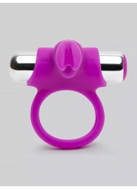 Лиловое виброкольцо с пультом ДУ Remote Control Cock Ring - Happy Rabbit - в Шахтах купить с доставкой
