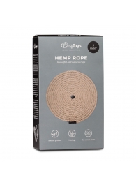 Пеньковая веревка для связывания Hemp Rope - 5 м. - Easy toys - купить с доставкой в Шахтах