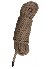 Пеньковая веревка для связывания Hemp Rope - 5 м. - Easy toys - купить с доставкой в Шахтах