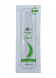 Лубрикант на водной основе pjur WOMAN Aloe - 2 мл. - Pjur - купить с доставкой в Шахтах