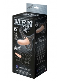Пустотелый фаллопротез MEN STYLE - 17,5 см. - LOVETOY (А-Полимер) - купить с доставкой в Шахтах