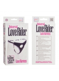 Трусы для страпона с универсальным креплением Universal Love Rider Luxe Harness - California Exotic Novelties - купить с доставкой в Шахтах