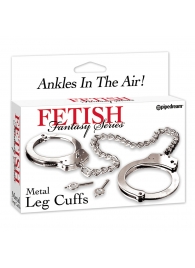 Металлические наручники Metal Leg Cuffs - Pipedream - купить с доставкой в Шахтах