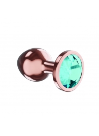 Пробка цвета розового золота с малиновым кристаллом Diamond Topaz Shine L - 8,3 см. - Lola Games - купить с доставкой в Шахтах