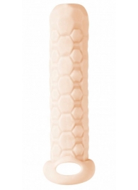 Телесный фаллоудлинитель Homme Long - 13,5 см. - Lola Games - в Шахтах купить с доставкой