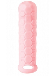 Розовый фаллоудлинитель Homme Long - 15,5 см. - Lola Games - в Шахтах купить с доставкой