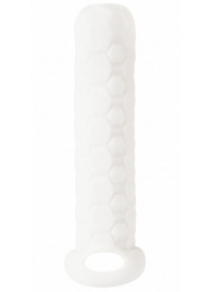 Белый фаллоудлинитель Homme Long - 13,5 см. - Lola Games - в Шахтах купить с доставкой
