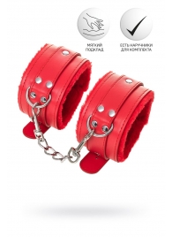 Красные оковы Anonymo из искусственной кожи - ToyFa - купить с доставкой в Шахтах