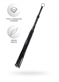 Черный флоггер Anonymo - 64 см. - ToyFa - купить с доставкой в Шахтах