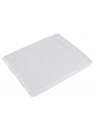 Белая виниловая простынь Vinyl Bed Sheet - Orion - купить с доставкой в Шахтах