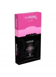 Презервативы с точками и рёбрышками DOMINO Classic Extase - 6 шт. - Domino - купить с доставкой в Шахтах