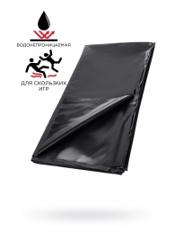 Черная простыня для секса из ПВХ - 220 х 200 см. - ToyFa - купить с доставкой в Шахтах