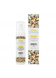 Разогревающее массажное масло с ароматом пина колада Gourmet Pina Colada - 50 мл. - Exsens - купить с доставкой в Шахтах