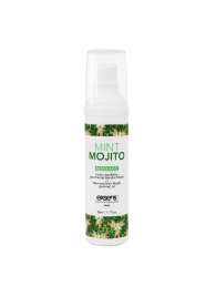 Разогревающее массажное масло с ароматом мохито Gourmet Mint Mojito - 50 мл. - Exsens - купить с доставкой в Шахтах