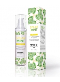 Разогревающее массажное масло Gourmet Spearmint Organic с органическими ингредиентами - 50 мл. - Exsens - купить с доставкой в Шахтах