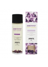 Органическое массажное масло AMETHYST SWEET ALMOND - 100 мл. - Exsens - купить с доставкой в Шахтах