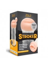 Мастурбатор-ротик ZOLO DEEP THROAT - Zolo - в Шахтах купить с доставкой